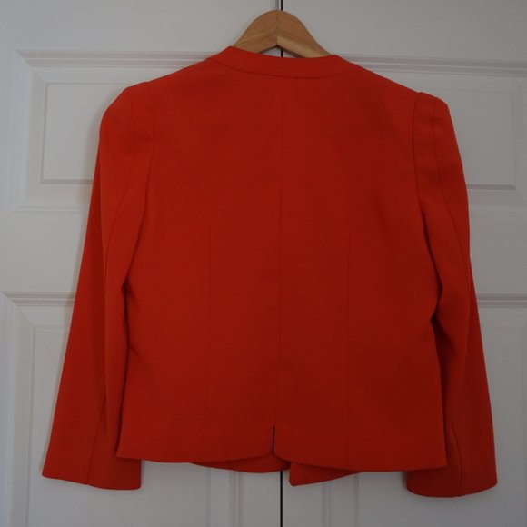 Women Blazer - Bright Orange, Fits extra small to small, from Korean Boutique - Picture 5 of 5